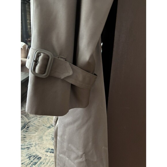 Harbor Light Trench Coat XL Men 46R Tan Brown Zip Out Lining Classic Tradition - Picture 6 of 11